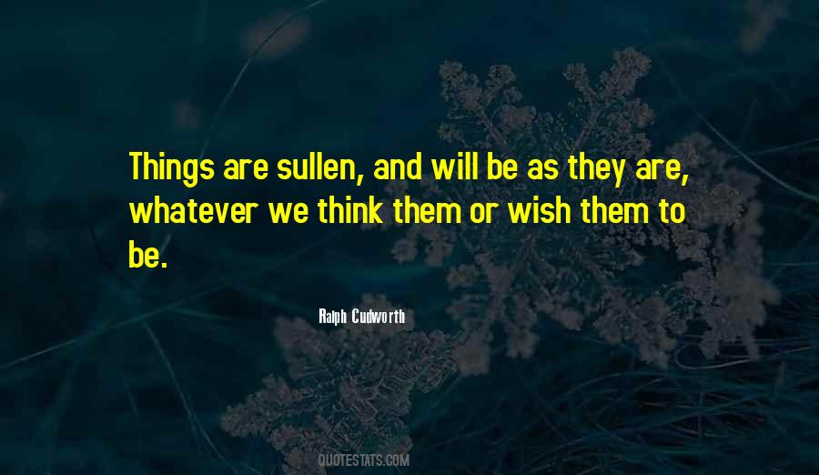 Quotes About Sullen #261852