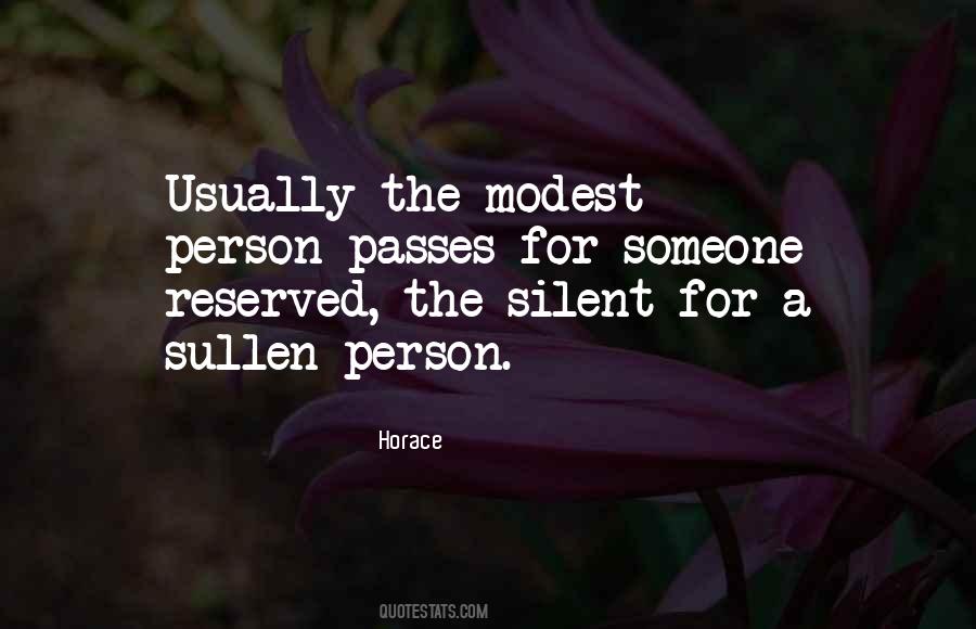 Quotes About Sullen #951527