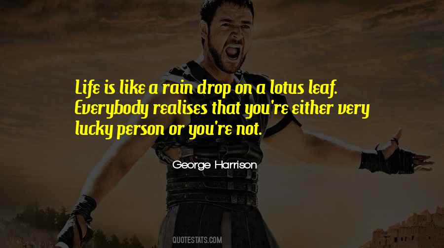 Quotes About Lucky Person #1865675