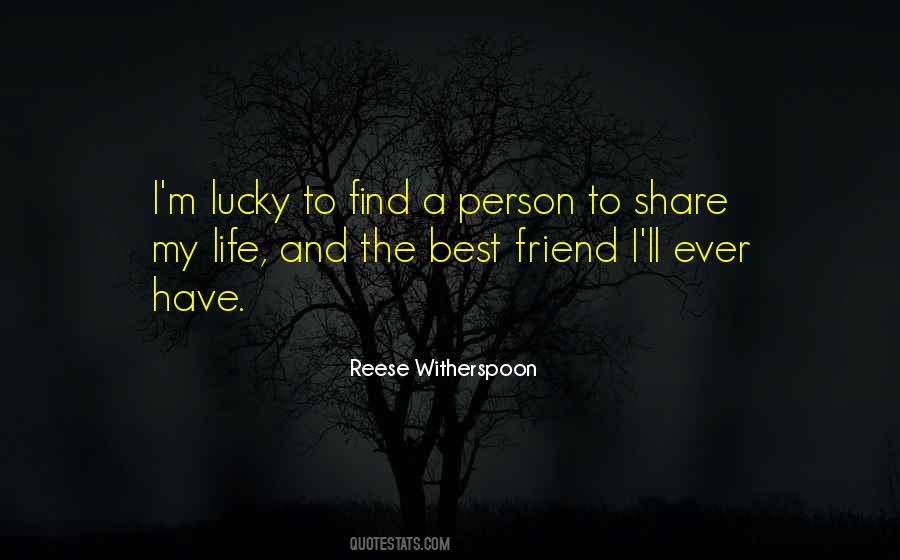 Quotes About Lucky Person #454469