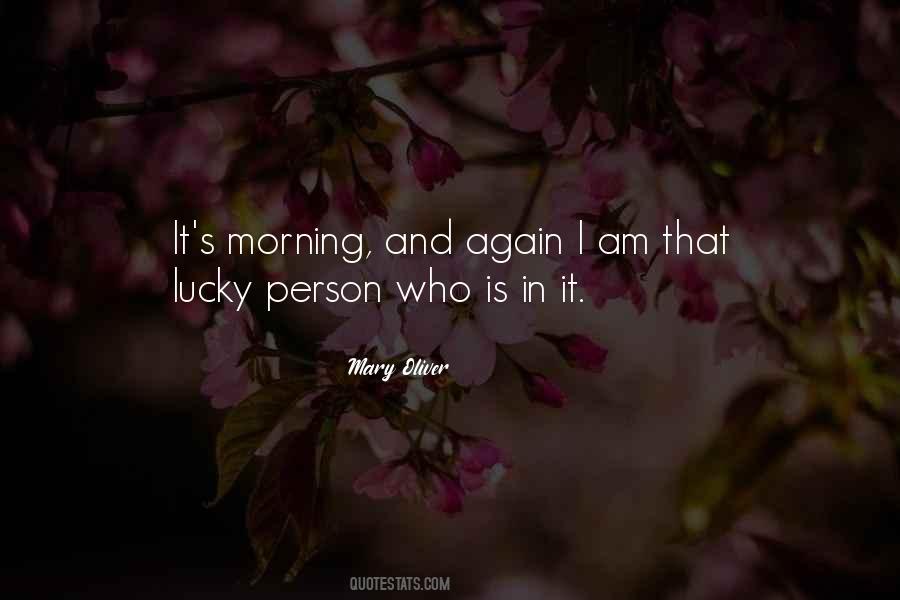 Quotes About Lucky Person #543640