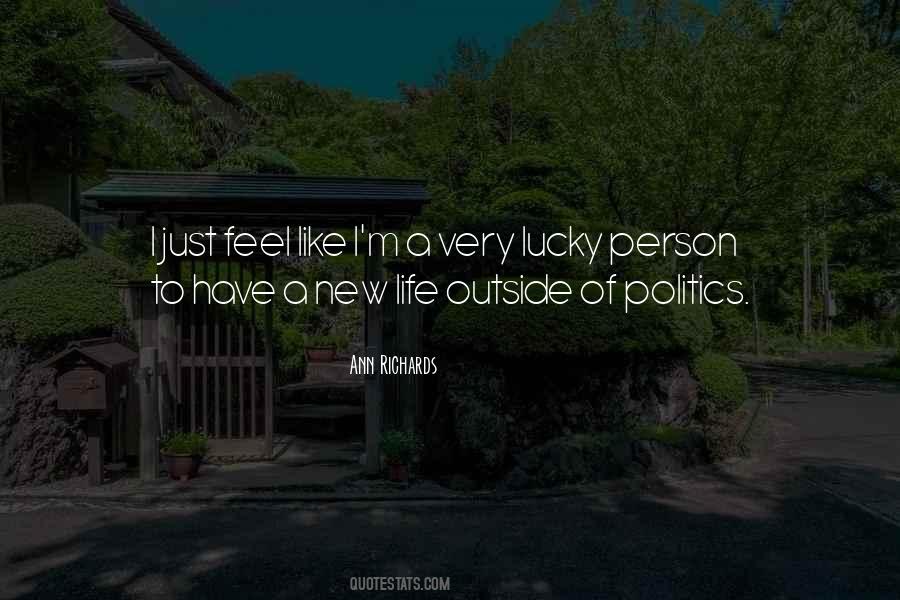 Quotes About Lucky Person #578194