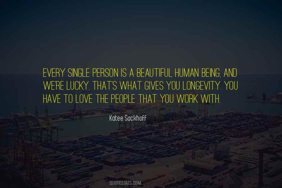 Quotes About Lucky Person #697311