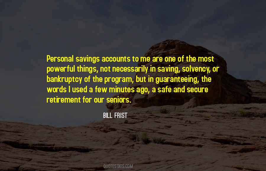 Quotes About Savings Accounts #253773