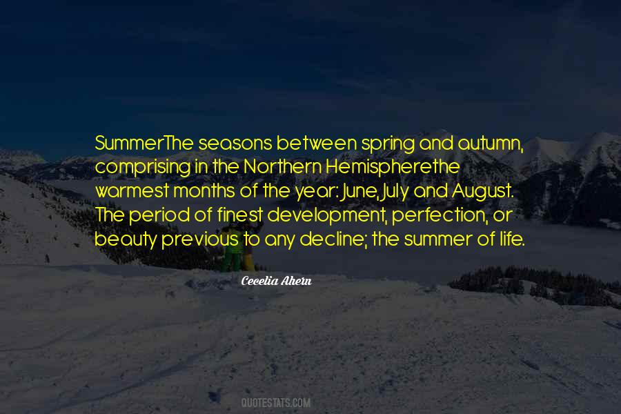 Quotes About Summer And Spring #132674