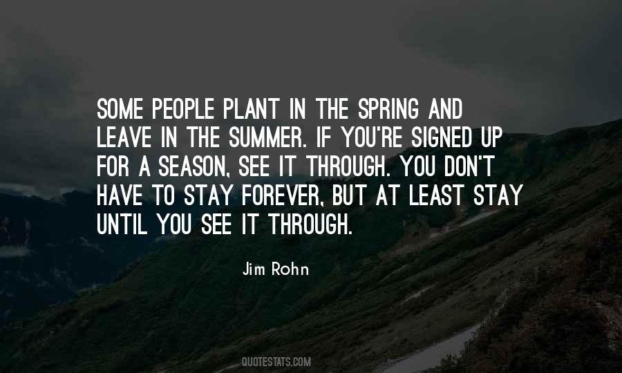 Quotes About Summer And Spring #54085