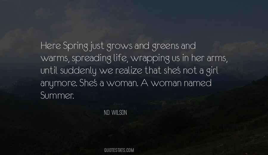 Quotes About Summer And Spring #934429