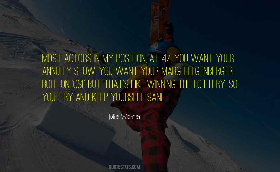 Quotes About Not Winning The Lottery #14505