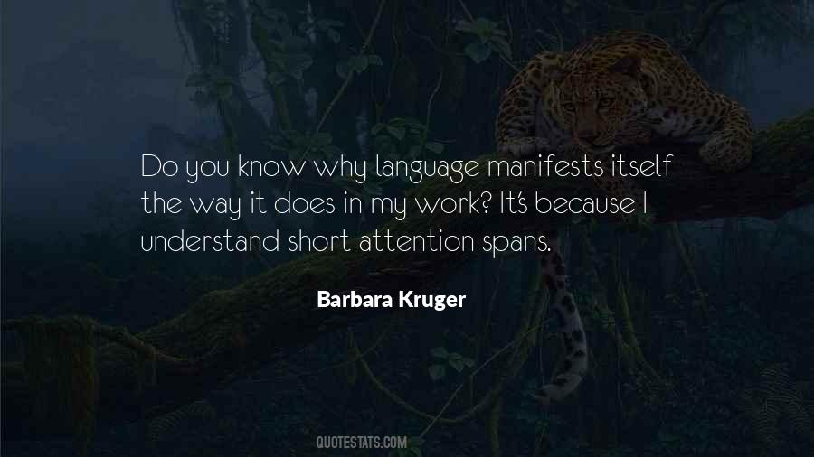 Quotes About Short Attention Spans #822776