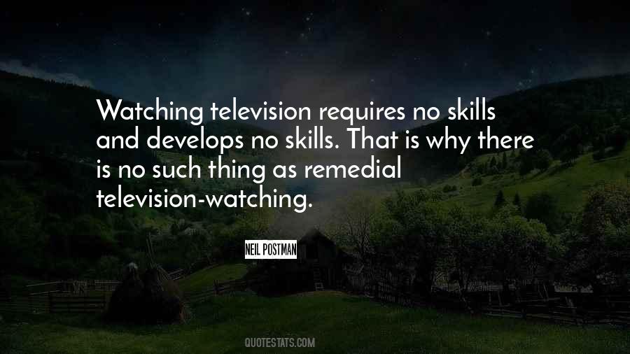 Quotes About Television Watching #165082