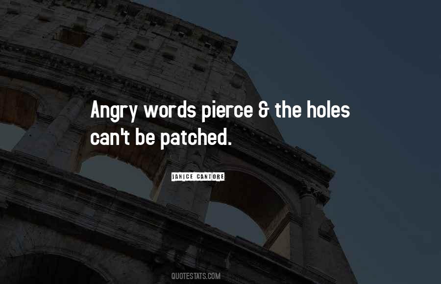 Quotes About Angry Words #1513475