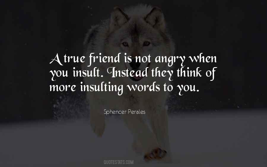 Quotes About Angry Words #1809575