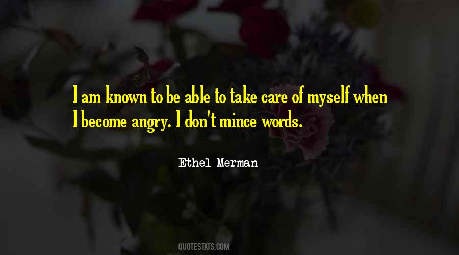 Quotes About Angry Words #748552