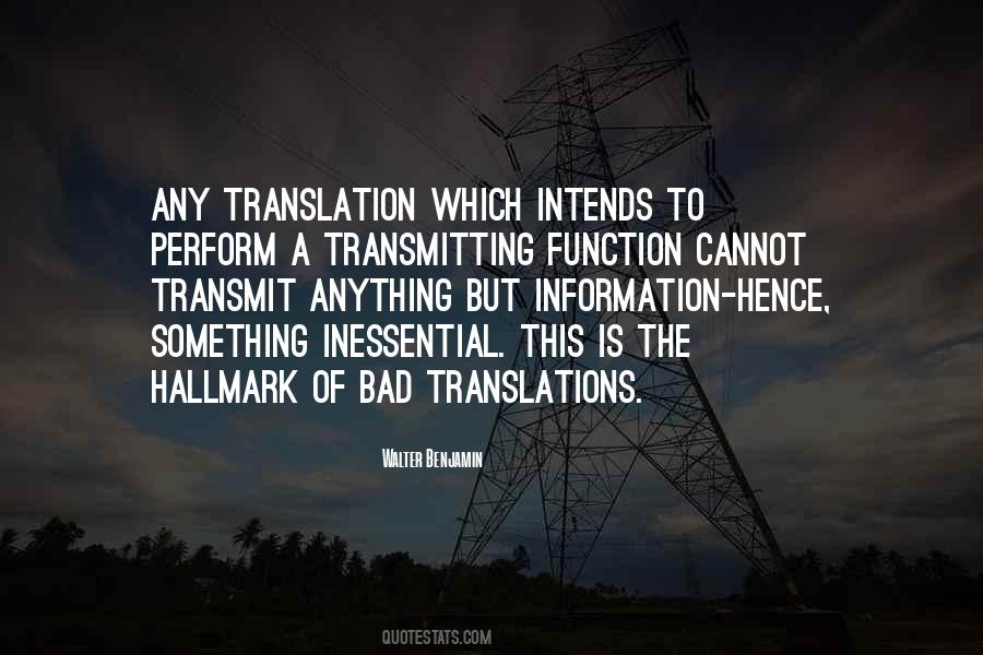 Quotes About Bad Translations #1312071