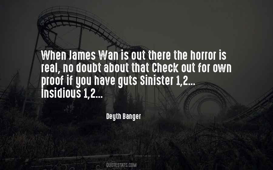Quotes About Sinister #1377179