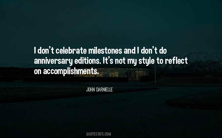 Quotes About Milestones #206884