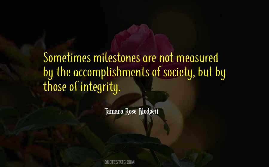 Quotes About Milestones #824073