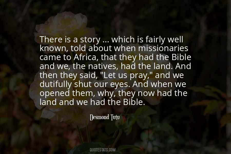 Quotes About Missionaries In Africa #1725438