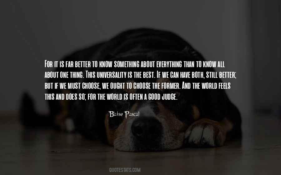 Quotes About A Good Judge #1640001