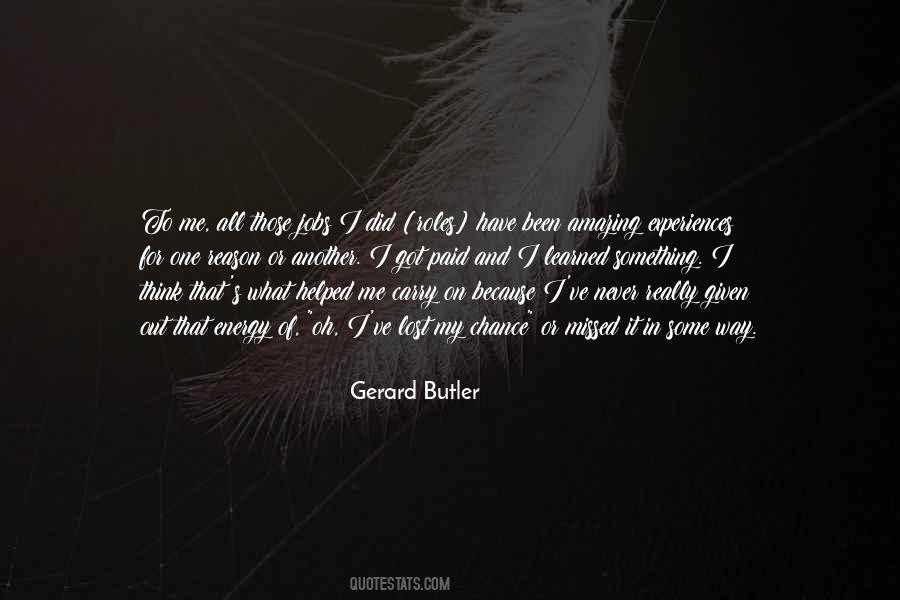 Missed Chance Quotes #1554040