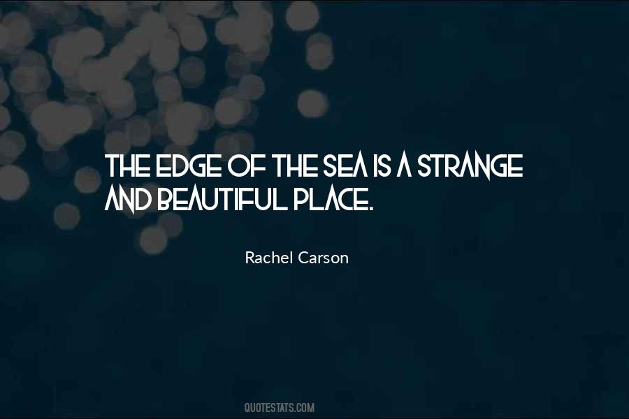 Quotes About The Edge Of The Sea #69757