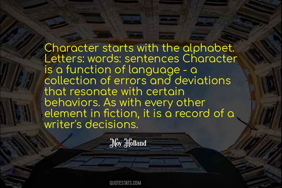 Quotes About Alphabet Letters #1142489