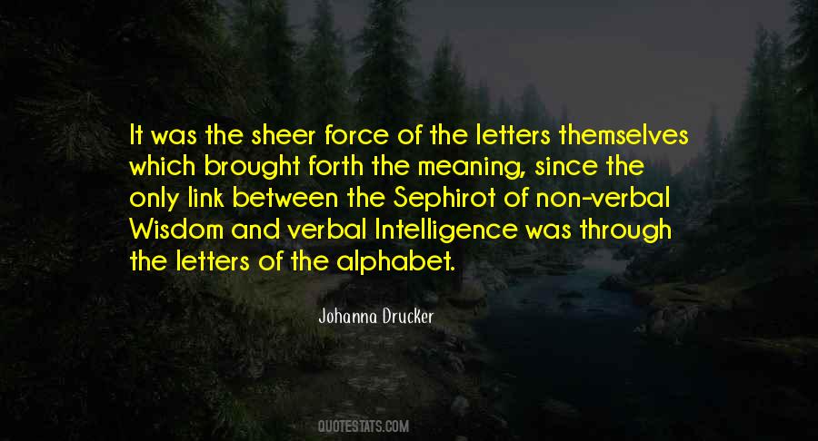 Quotes About Alphabet Letters #1857311