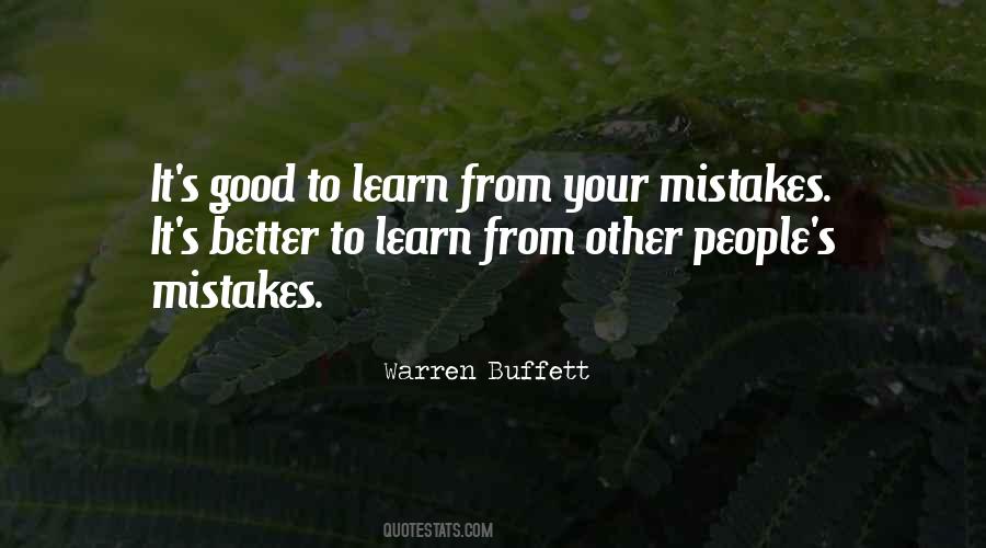 Quotes About Learn From Mistakes #272939