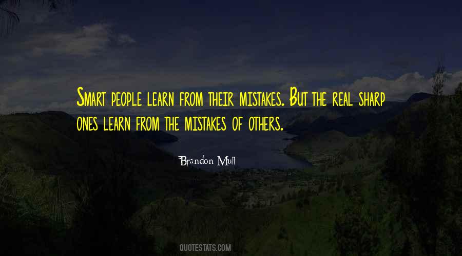 Quotes About Learn From Mistakes #39796