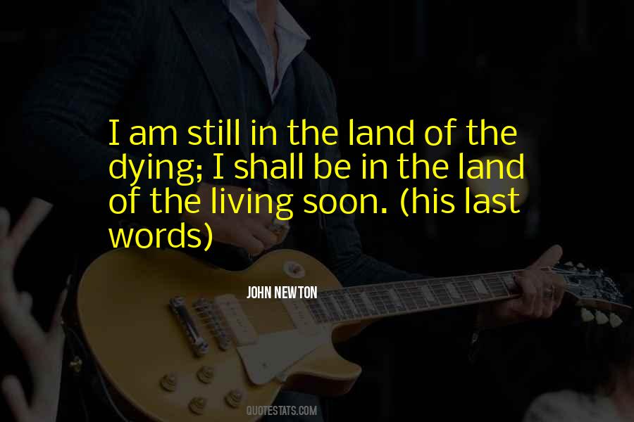 Dying Words Quotes #119122