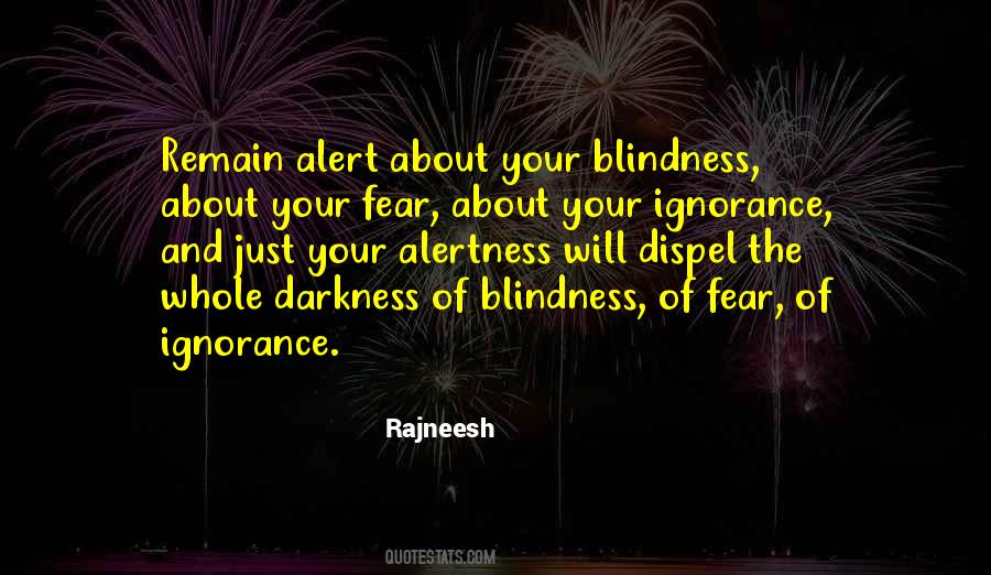 Fear Darkness Quotes #80008