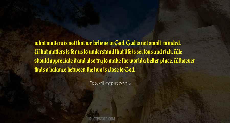 World That God Quotes #32220