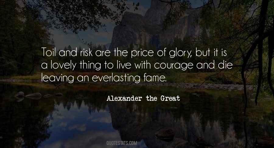 Price Of Fame Quotes #980650