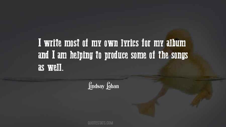 Lyrics As Quotes #1242589