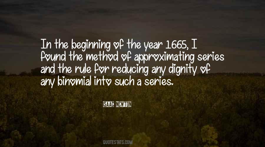 Quotes About The Beginning Of The Year #996029