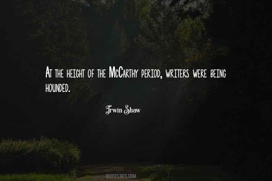 Quotes About Mccarthy #562542