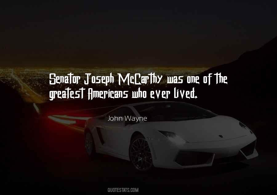 Quotes About Mccarthy #575792