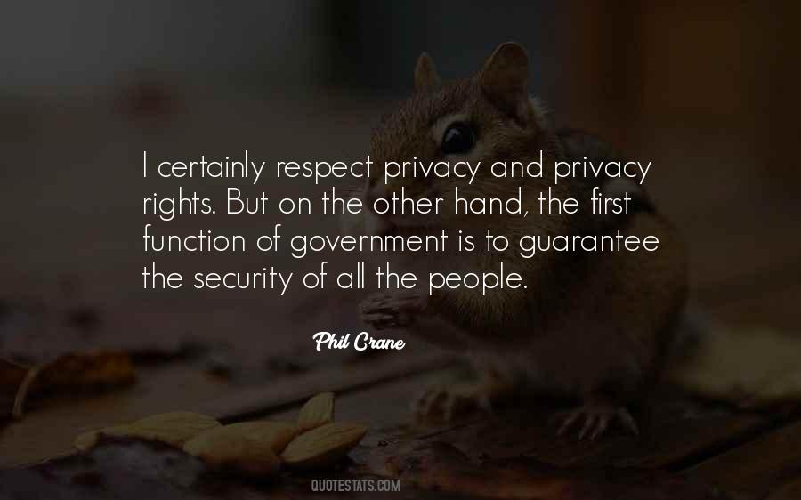 Quotes About Privacy And Respect #945323