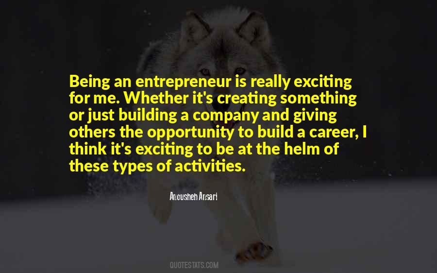 Quotes About Creating Opportunity #70393