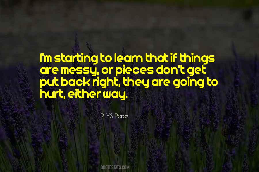 Quotes About Starting Things #148554