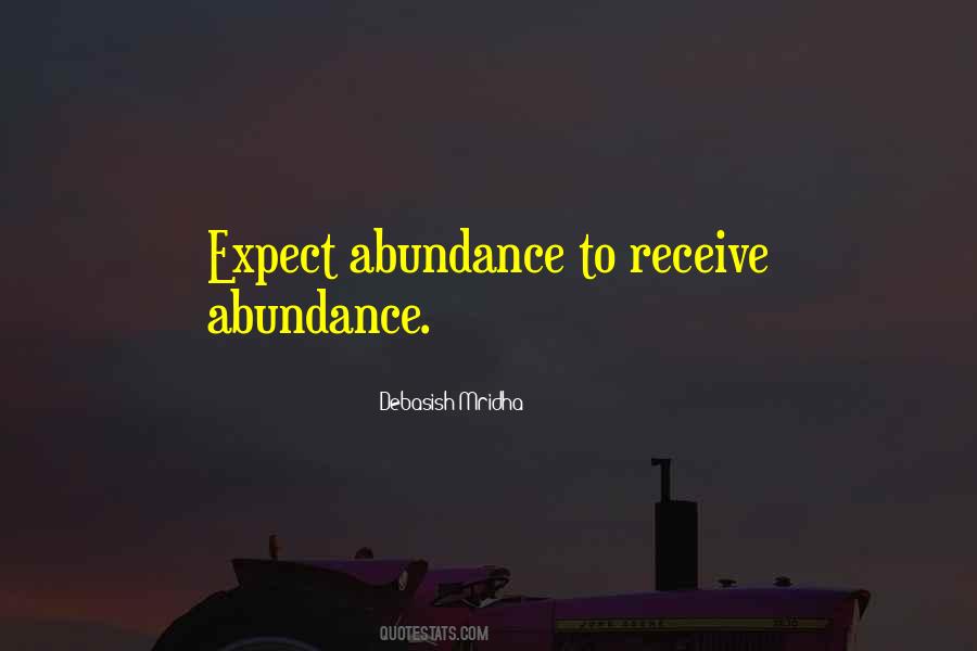 Quotes About Abundance #1215599