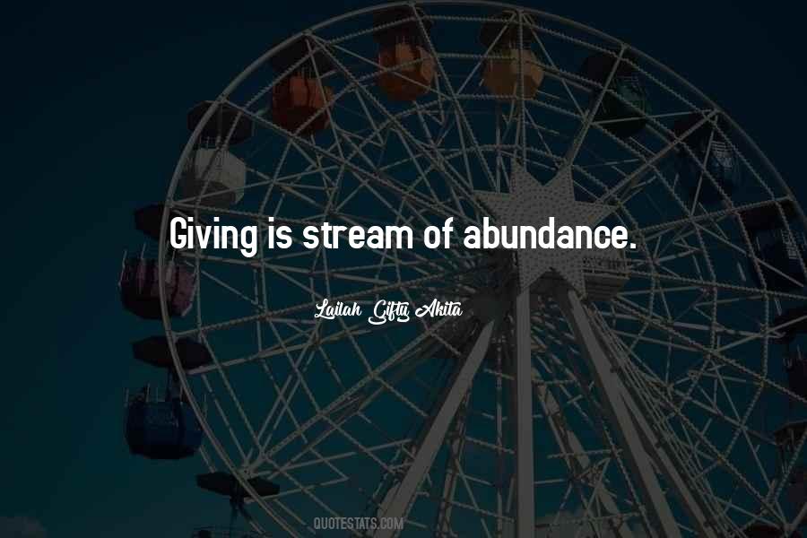 Quotes About Abundance #1262698