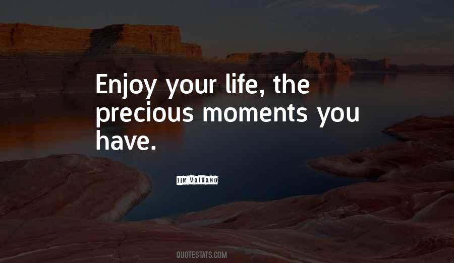 Quotes About Precious Moments In Life #1665839