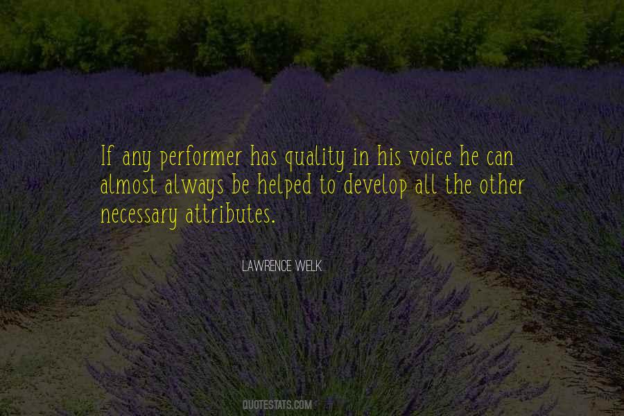 Quotes About Voice Quality #1063201