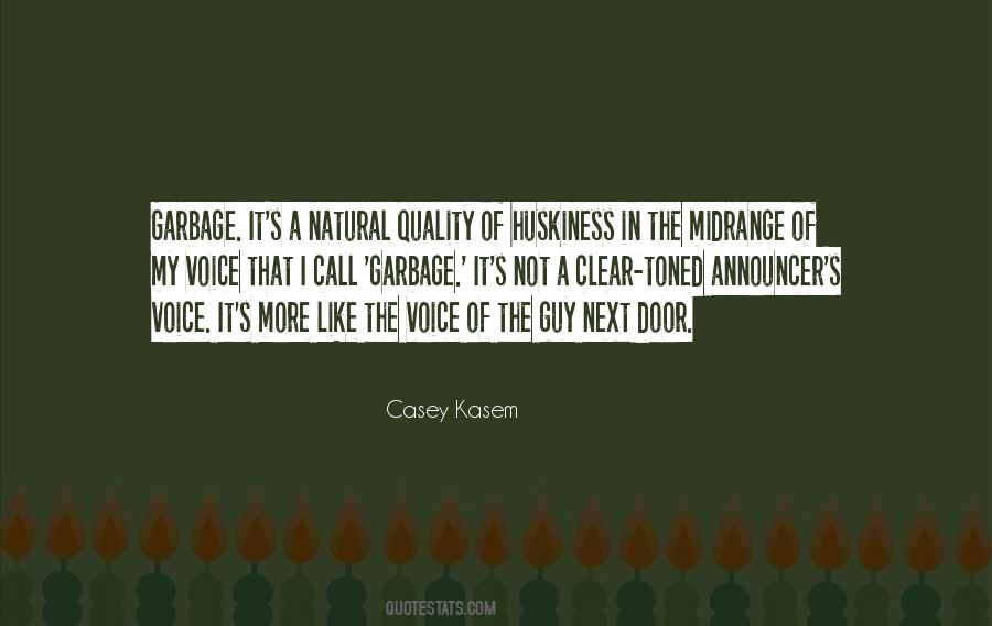Quotes About Voice Quality #1194008