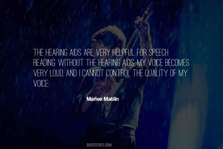 Quotes About Voice Quality #524230