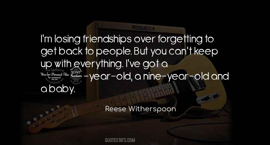 Quotes About Old Friendships #1458029