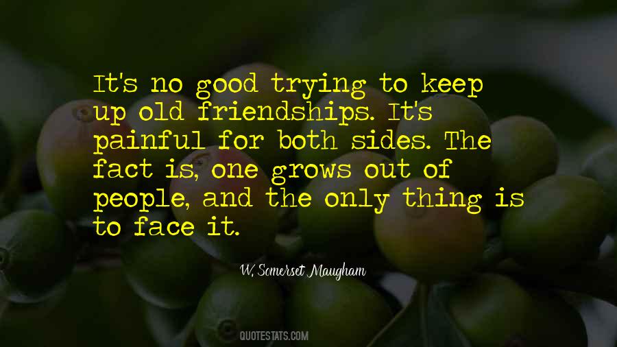 Quotes About Old Friendships #149514