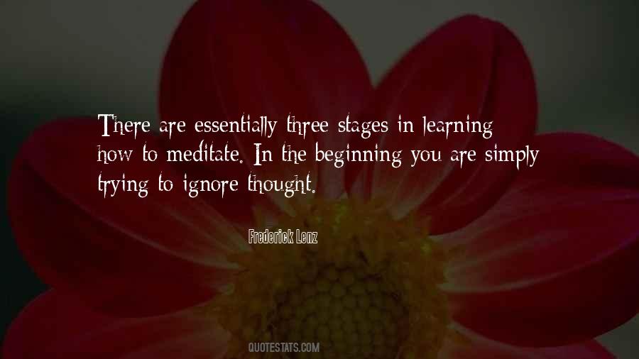 Quotes About Stages Of Learning #905918