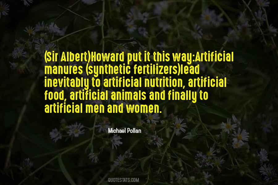 Artificial Fertilizers Quotes #93257